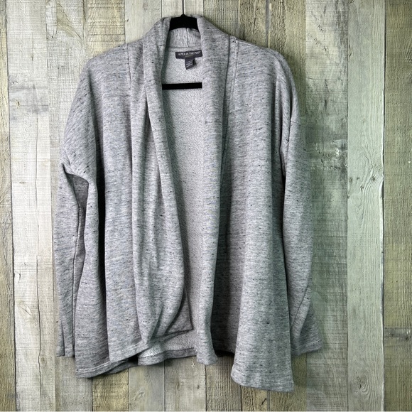 A Pea In The Pod Maternity Size Large Open Front Cardigan Sweatshirt - Picture 1 of 9